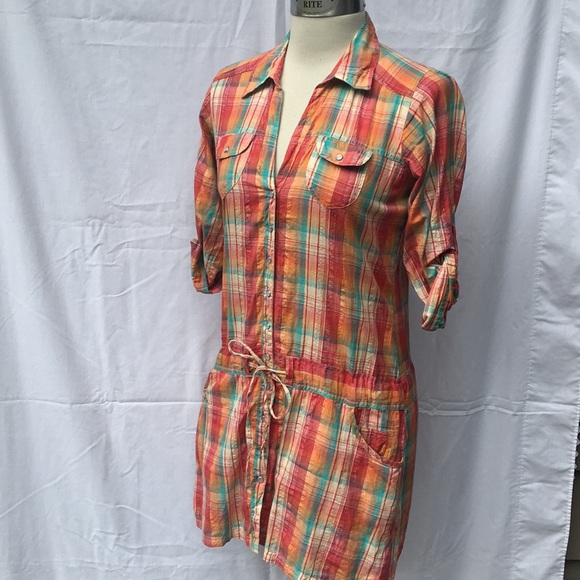 Western Inspired Shirt Dress - Picture 1 of 3